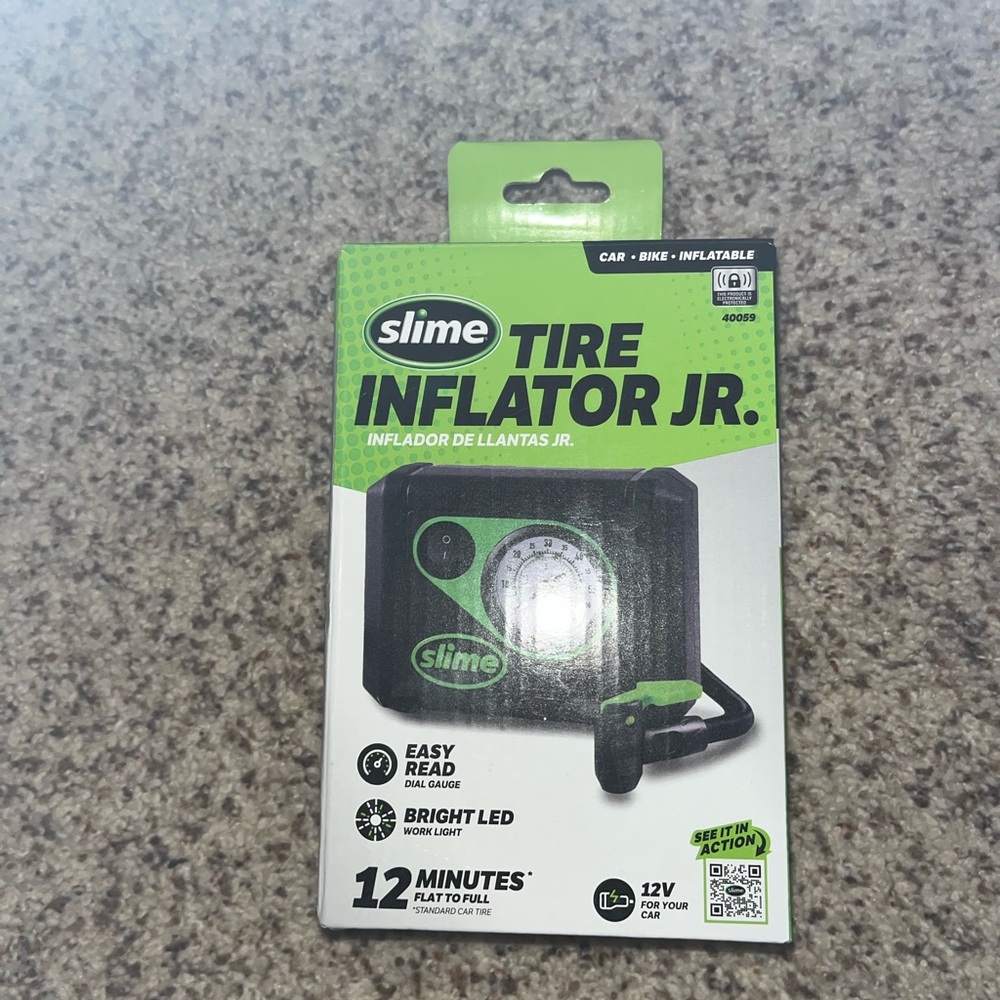 Slime Tire Inflator Jr. with LED